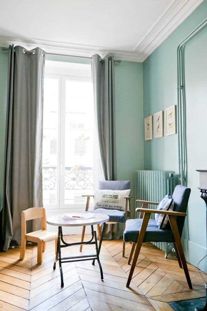 cortinas cinzas com ilhós