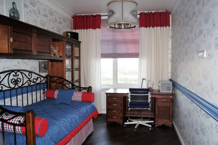 cortinas duplas no quarto do bebê