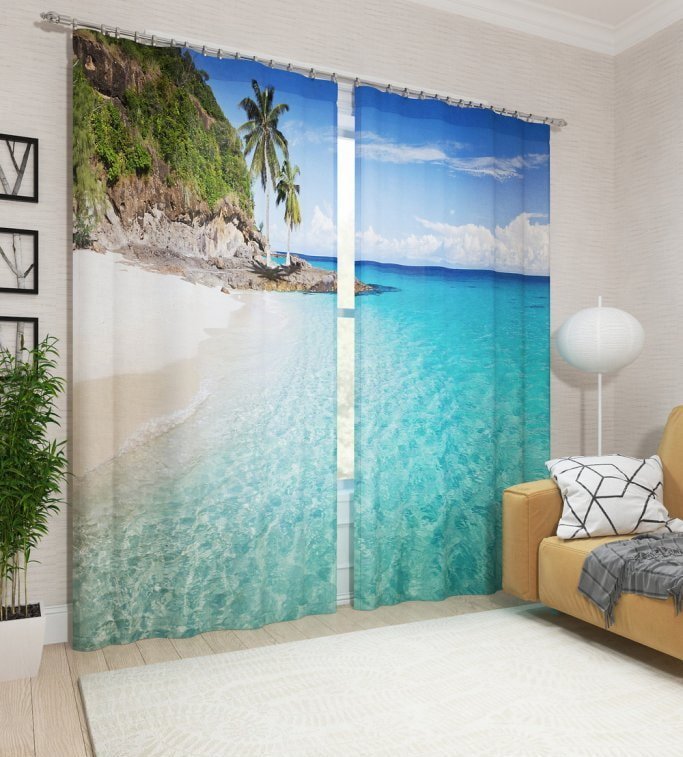cortinas fotográficas com paisagens naturais