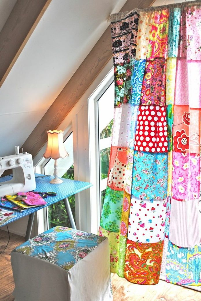cortinas de patchwork