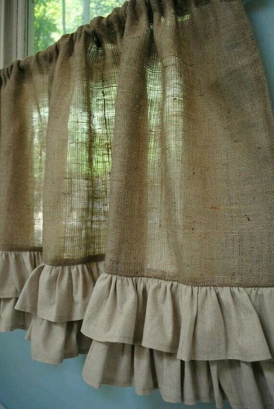 cortinas com babados