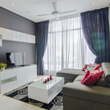 Cortinas na sala de estar: 70 Ideias de fotos elegantes para interiores - 11