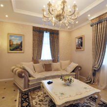 Cortinas para a sala de estar: 70 ideias elegantes para fotos no interior-1