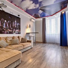 Cortinas para a sala de estar: 70 ideias de fotos elegantes para interiores - 8
