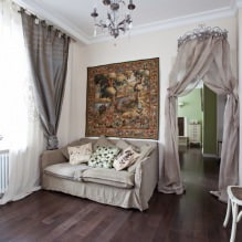 Cortinas para a sala de estar: 70 ideias elegantes para fotos no interior-0