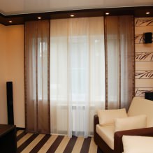 Cortinas para a sala de estar: 70 ideias de fotos elegantes para interiores - 10