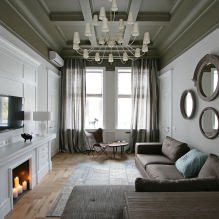 Cortinas para a sala de estar: 70 ideias elegantes para fotos no interior - 12