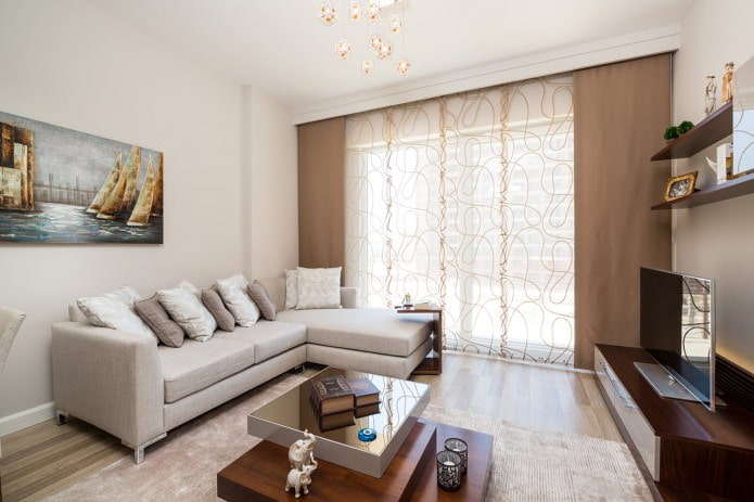 abstração em cortinas