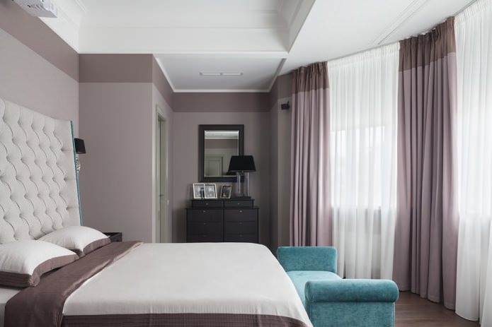 Cortinas roxas