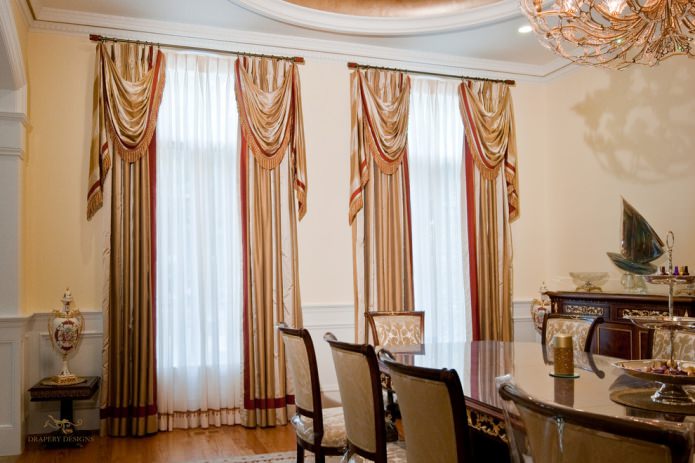 franjas em cortinas