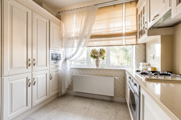 cortinas na cozinha