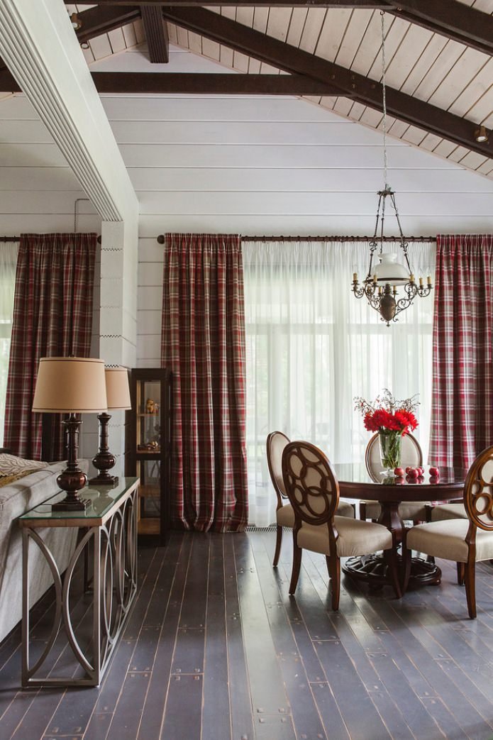 cortinas xadrez
