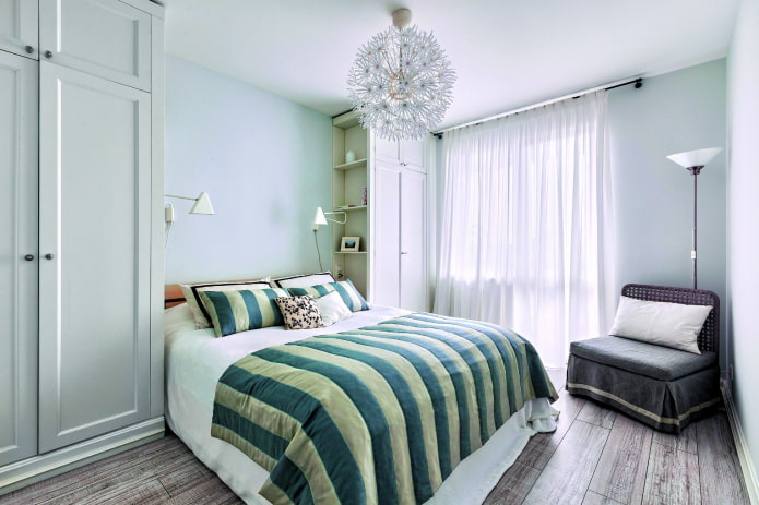 tule para um quarto pequeno