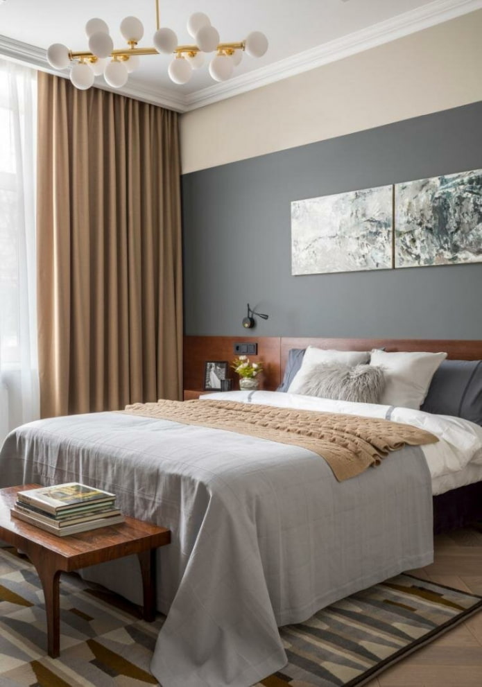 quarto pequeno em estilo moderno