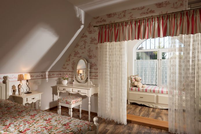 organza country no quarto