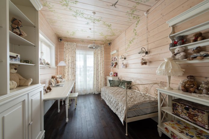 quarto infantil aconchegante em estilo country