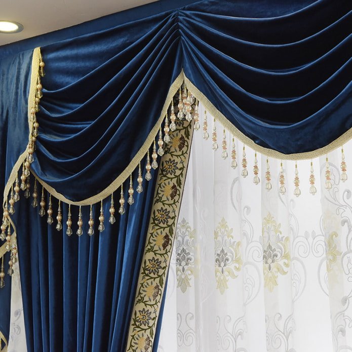 Cortinas de veludo