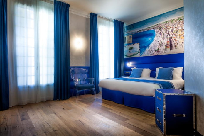 quarto azul