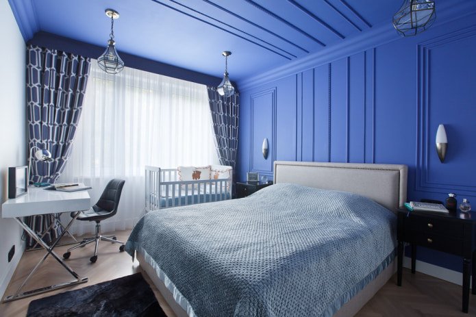 quarto em azul
