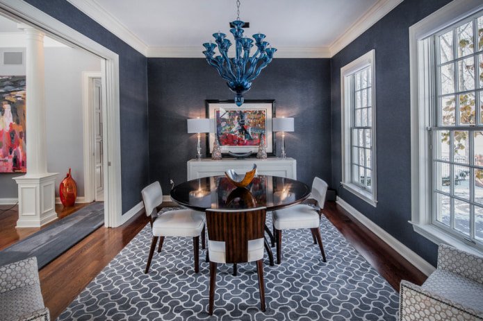 lustre azul