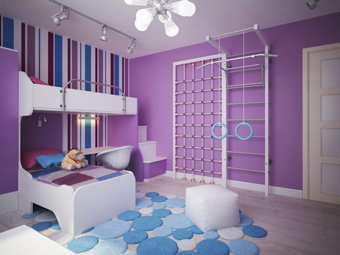 interior para dois meninos
