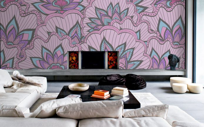 papel de parede estilo moderno