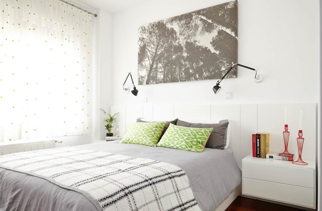 cortinas delicadas no quarto