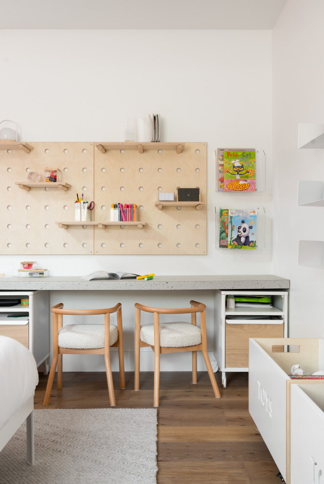 Quarto infantil em estilo escandinavo