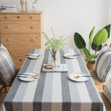 Como escolher uma toalha de mesa para a mesa? -5