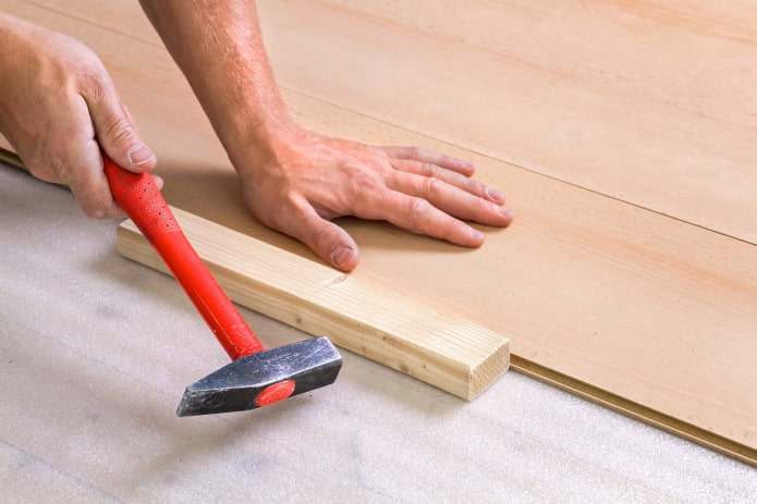 instalação de laminado