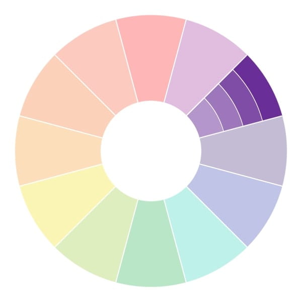 combinação de cores monocromáticas