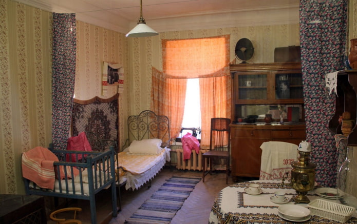 Apartamento comunitário da era soviética