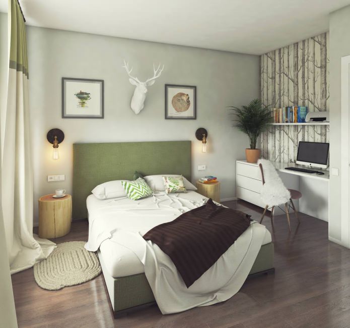 projeto do quarto 13 m².