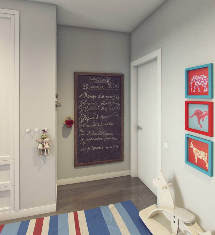 projeto de um quarto infantil de 9,5 m².