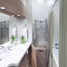 Projeto moderno de um apartamento de dois cômodos de 52 metros para uma família com duas crianças-0