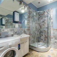 Interior do banheiro em estilo moderno: 60 melhores fotos e ideias para design-17