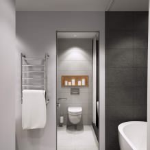 Design moderno de um apartamento de um quarto de 43 m² do estúdio Geometrium-0