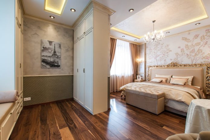 laminado no interior do quarto