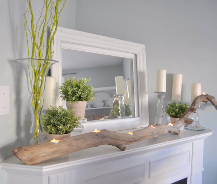 decoração em estilo ecológico