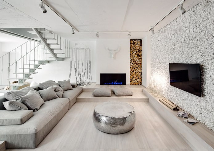 sala de estar na casa