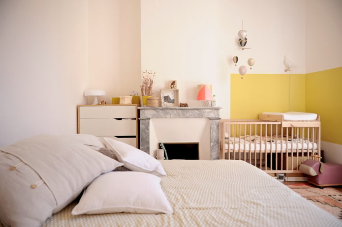 disposição de móveis no interior de um quarto-quarto de criança