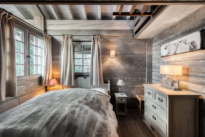 quarto em tons frios