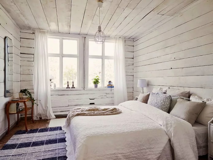 quarto em estilo escandinavo