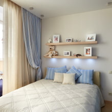 Design de quarto moderno com varanda-1