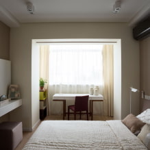 Design de quarto moderno com varanda - 5