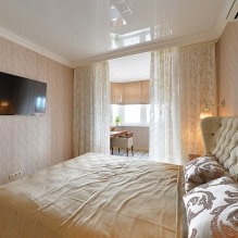 Design de quarto moderno com varanda - 8