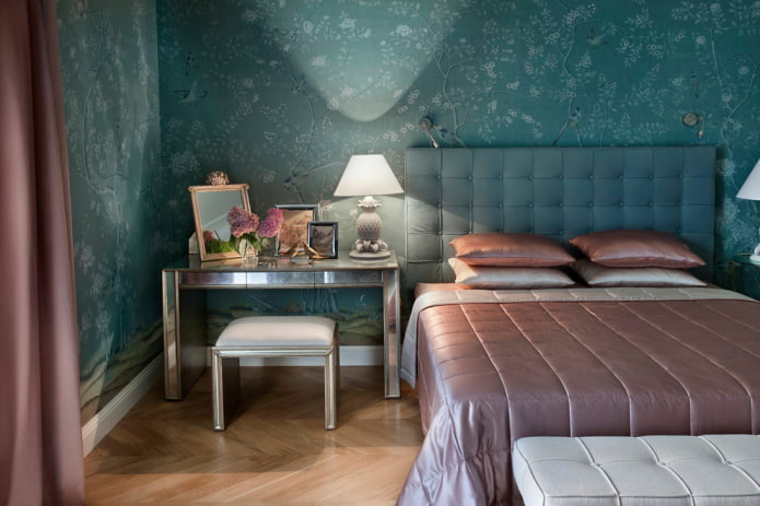 decoração de quarto turquesa