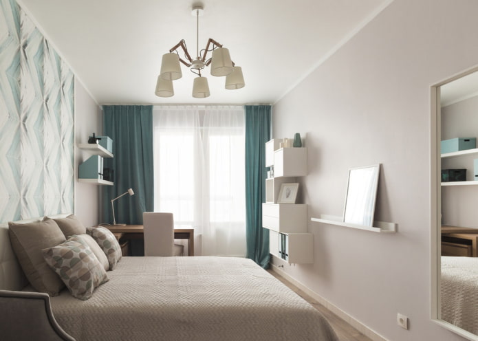 layout de quarto em um Khrushchevka