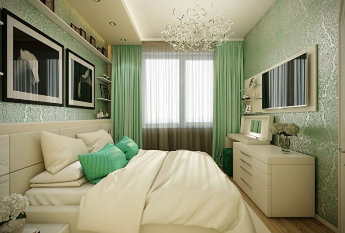 quarto em estilo moderno