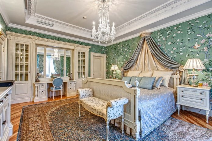 classic bedroom color schema